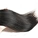 Nadula Brazilian Straight Hair Extensions Pack of 3 with Lace Closure Free Part Grade 8a Unprocessed Remy Virgin Human Hair Natural Color (14 16 18+10inch)