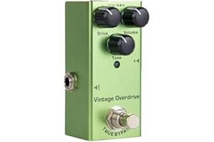 10 Types Mini Guitar Effects with US DREAM/Digital Delay Circuit Guitar Processor Accessories, Recording Studio(Vintage Overd