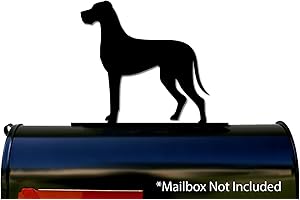 NEWNAN METAL WORKS Great Dane Dog Mailbox Topper/Sign