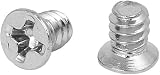 100pcs PC Computer Case 3.5" HDD Flat Phillips Head Hard Drive Screws view 2