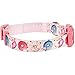 Blueberry Pet Essentials Sweet Tooth Donut Designer Adjustable Dog Collar in Baby Pink, Medium, Neck 14.5