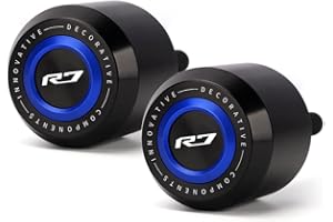 Modeer Compatible with Yamaha YZF R7 2021~2024 Motorcycle Frame Anti-Collision Falling Protection Slider Crash yzfr7 r 7 Accessories (Blue)