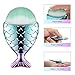 Mermaid Makeup Brush Set Kabuki Makeup Brushes Cosmetics Foundation Blending Brush Beauty Brushes Kit Premium Makeup Brush Concealer Cosmetic Tools - 11Pcs (Multi-color GradientA)