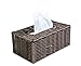 KOVOT Poly-Wicker Tissue Box Cover | Rectangular 9 3/4