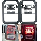 XYZCTEM 2 X Tail Lamp Tail Light Cover Trim Guards Protector for Jeep Wrangler