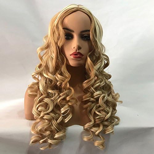 GoodWigs Long Middle Part Colormix Fluffy Body Wave Synthetic Wig
