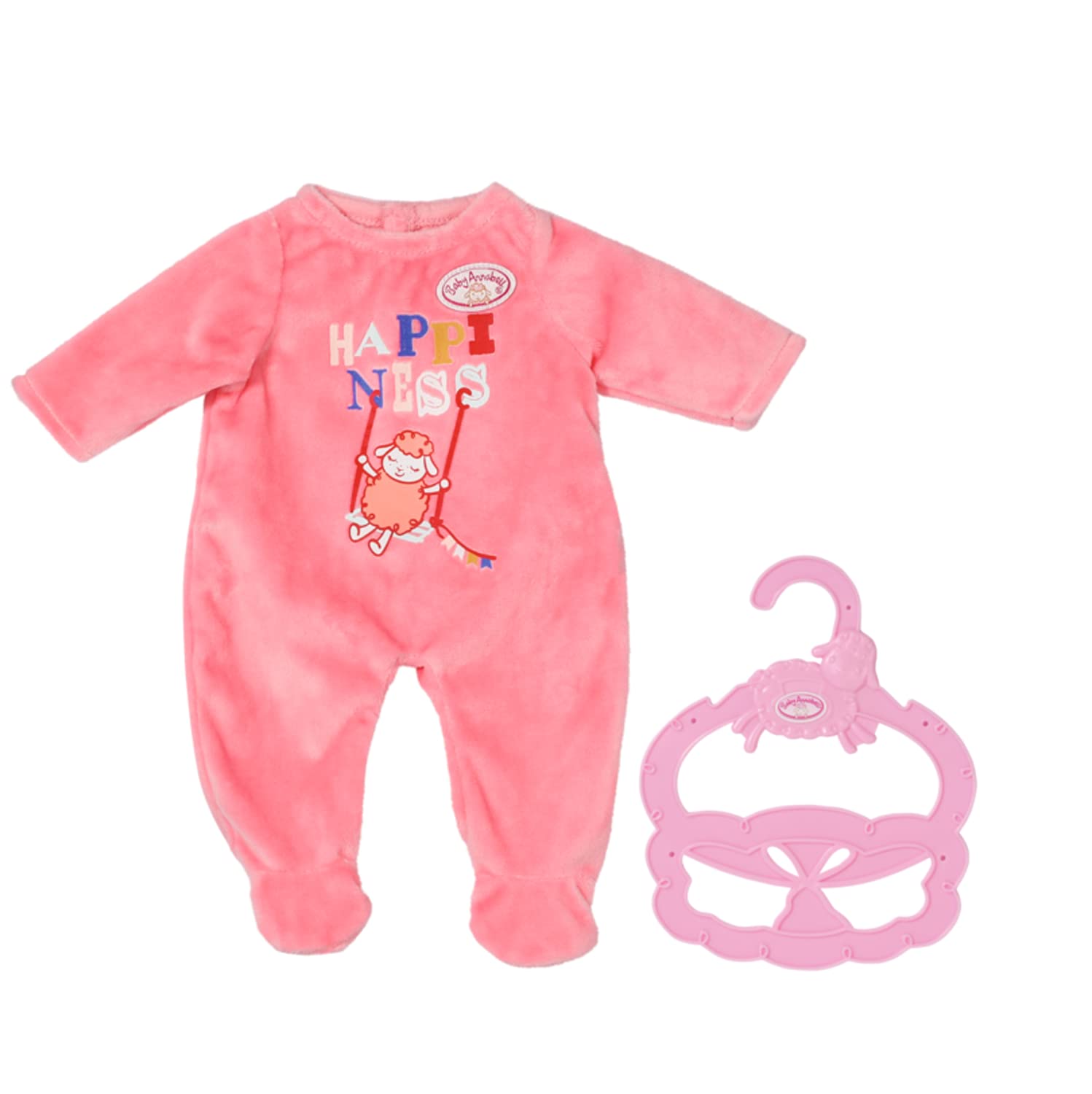 Baby Annabell Little Romper Pink 36cm - For Toddlers 1 Year and Up - Easy for Small Hands - Includes Romper and Hanger