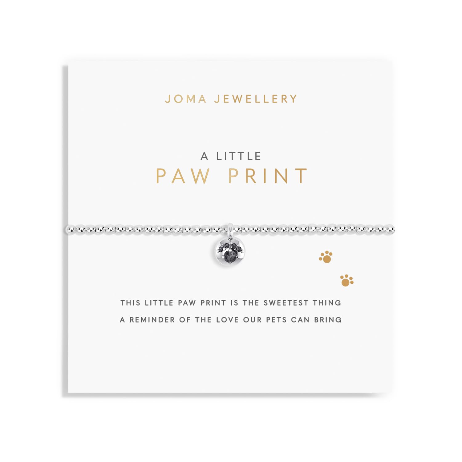 Joma Jewellery A Little Paw Print Bracelet โ image 1