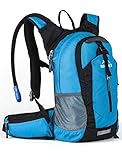Insulated Hydration Backpack Pack with 2.5L BPA FREE Bladder - Keeps Liquid Cool up to 4 Hours, Lightweight Daypack Water Backpack For Hiking Running Cycling Camping, 18L
