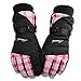 KINEED Waterproof Women Winter Ski Snowboard Snow Riding Biking Driving Thinsulate Insulated Warm Gloves