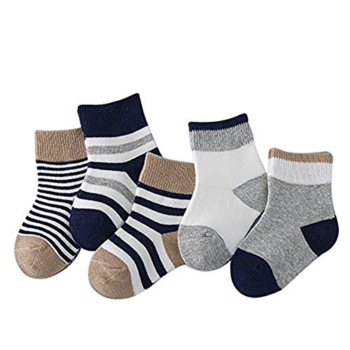 image for Bosoner Baby Boys Girls Socks Best Infant and Toddler Gift, Anti Slip 