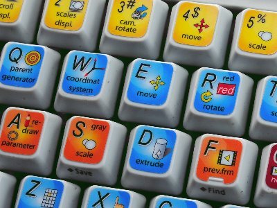 CINEMA 4D KEYBOARD STICKER FOR DESKTOP, LAPTOP AND NOTEBOOK