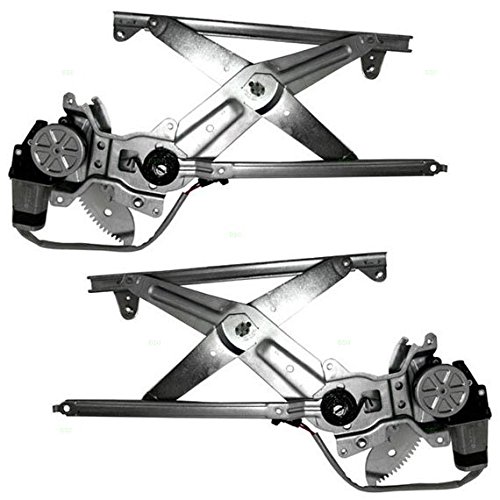 image for AUTOANDART Driver and Passenger Front Power Window Lift Regulators & M