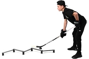 ACE HOCKEY The Snake Trainer - Lightweight Stickhandling Training Tool - Hockey Training Equipment for Puck Control, Reaction Time and Coordination - Portable, Durable and Adjustable
