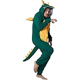 wotogold Animal Black Dragon Pajamas Unisex Adult Cosplay Costumes, green