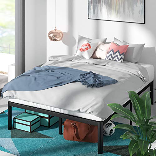 ZINUS Van 16 Inch Metal Platform Bed Frame / Steel Slat Support / No