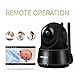 FREDI Wireless Baby Monitor Camera 720P Security IP Home Camera with Two-Way Talking,Infrared Night Vision,Pan Tilt,P2P Wps Ir-Cut Nanny ip Camera Motion Detection (720pblack)