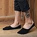 Amandir 12 Pairs Thin Casual No Show Socks, Cotton Socks for Flats, Liner Socks