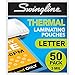 Swingline Laminating Sheets, Thermal Laminating Pouches Letter Size, 3mil, 50 Pack (3202017)