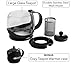 Glass Teapot and Infuser Set with 40-Ounce Capacity for Steeping Loose Leaf Tea - Includes Tea Cozy to Keep Tea Hot Longer