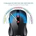 TOMOKO 2.4G Wireless Mobile Optical Mouse with USB Nano Receiver, 6 Buttons, 2400 DPI and 5 Adjustable Levels(800, 1200, 1600, 2000, 2400)