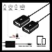 SUYAMA Micro USB Splitter HUB 4 Ports OTG Host Cable Cord USB 2.0 Adapter for TV Cube, Raspberry Pi 2 3 Pi Zero Android Smart Phone Tablet Samsung Galaxy HTC Sony Google LG/Linux