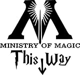Ministry of Magic 5x4 inches vinyl decal