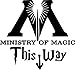 Ministry of Magic 5x4 inches vinyl decal