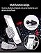 Ergonflow Luxury Rhinestone Bling Car Stand Phone Holder, Compatible with Air Vent or Dashboard, Fits iPhone X, 8, 7 Plus, 6, 6 Plus, SE, 5S, 5, 4S, 4 (Silver)