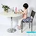 Zicac High Chair Portable Booster Seat Cushion Travel Dining Seat Pad for Toddler Kids Baby Infant Washable Thick Chair Seat Pads (Blue/Pink)