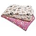 kiwitatá Pet Dog Blanket Puppy Cat Warm Coral Velvet Fleece Soft Dog Paw Print Blanket Beds Mat For Hamsters Guinea Pig