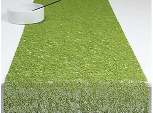 Amazon.com: Chilewich Spun Table Runner Green: Home & Kitchen