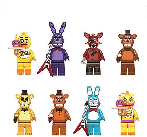 Jiumaocleu Five Nights Figuren - 6 PCS Leuchtende Actionfiguren 14cm
