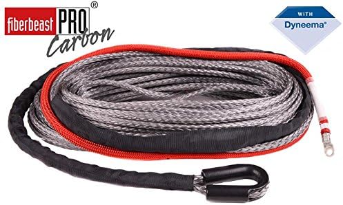 Fiber Beast Remote Control-Cpsr 1225 Carbo/Dyneema Winch Cable Plastic