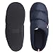RockDove Women's Down Memory Foam Clog Slippers Cozy Washable House Shoes, Size 9-10 US Women, Navy Blue