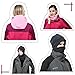 TRIWONDER Balaclava Hood Hat Thermal Fleece Face Mask Neck Warmer Full Face Cover Cap Winter Ski Mask (Black - New Version)