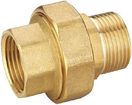 Vernickelte Kupfer Verschraubung 3/4 AG X 3/4 IG - Rohrverschraubung Für Wasser Luft