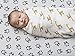 Muslin Swaddle Blankets | Baby Swaddle for Boys Or Girls | Baby Shower Gift | Super Soft 100% Cotton | 47 x 47 inch | Daydreams & Dimples