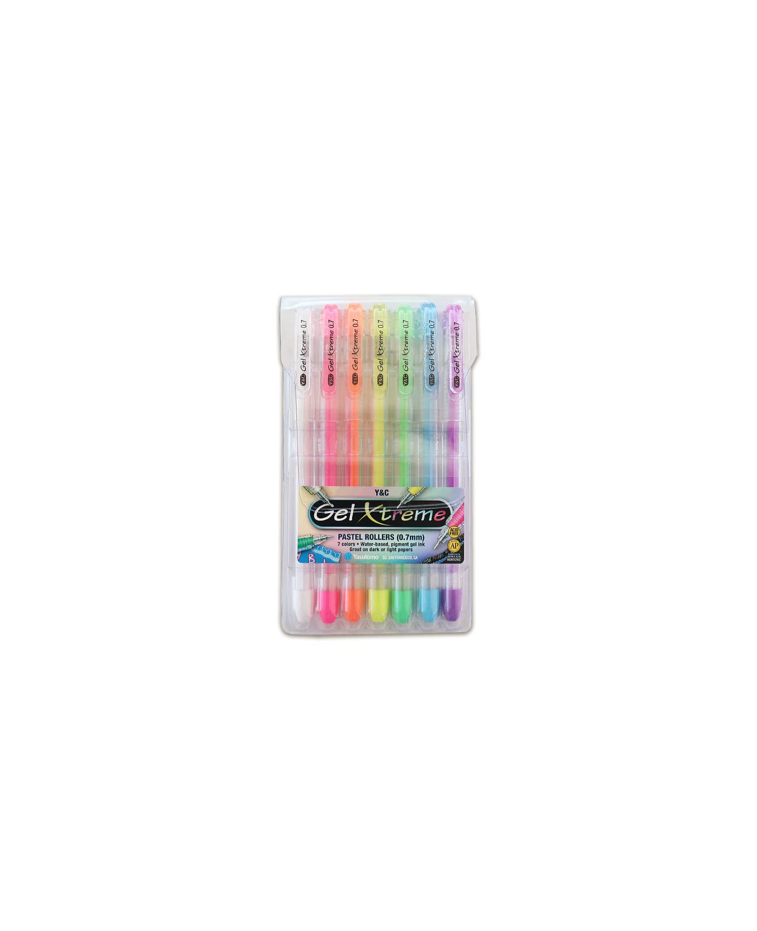 Yc Yasutomo Pen Gel Xtreme Set Pastel 7 Colors