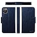 Newseego Compatible with iPhone 11 Pro Max 6.5 Inch Case,Wallet Case [Detachable 2 in 1 Wallet Folio] [Premium Vegan Leather] 2-Way Stand Flip Folding Slim Cover-Blue