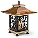 H Potter Decorative Candle Lantern Outdoor Indoor for Patio Deck Balcony Terrace Tabletop