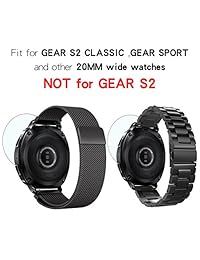 Valkit para Gear Sport   Gear S2 Reloj clásico   0.787 en Samsung R732 correas pulsera de repuesto correa deportiva para Samsung Gear Sport SM R600   Gear S2 Reloj clásico (SM R732   R7320   R735)