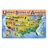 Melissa & Doug USA Map Wooden Puzzle