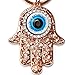 Bolbove Evil Eye Hamsa Hand Keychain Sparkling Keyring Crystal Rhinestones Purse Pendant Handbag Charm