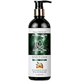Nourish-Vida Conditioner - Vegan Organic Hair Conditioner with Argan Oil, Rice Water, Coconut Oil, and Tea Tree, Hydrating and Strengthening for Curly, Dry, Color-Treated Hair - (16.6 oz)