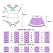 Littleforbig Adult Baby Onesie Diaper Lover (ABDL) Button Crotch Romper Onesie Pajamas - Cosplay Magical Onesie Skirt Set Purple L