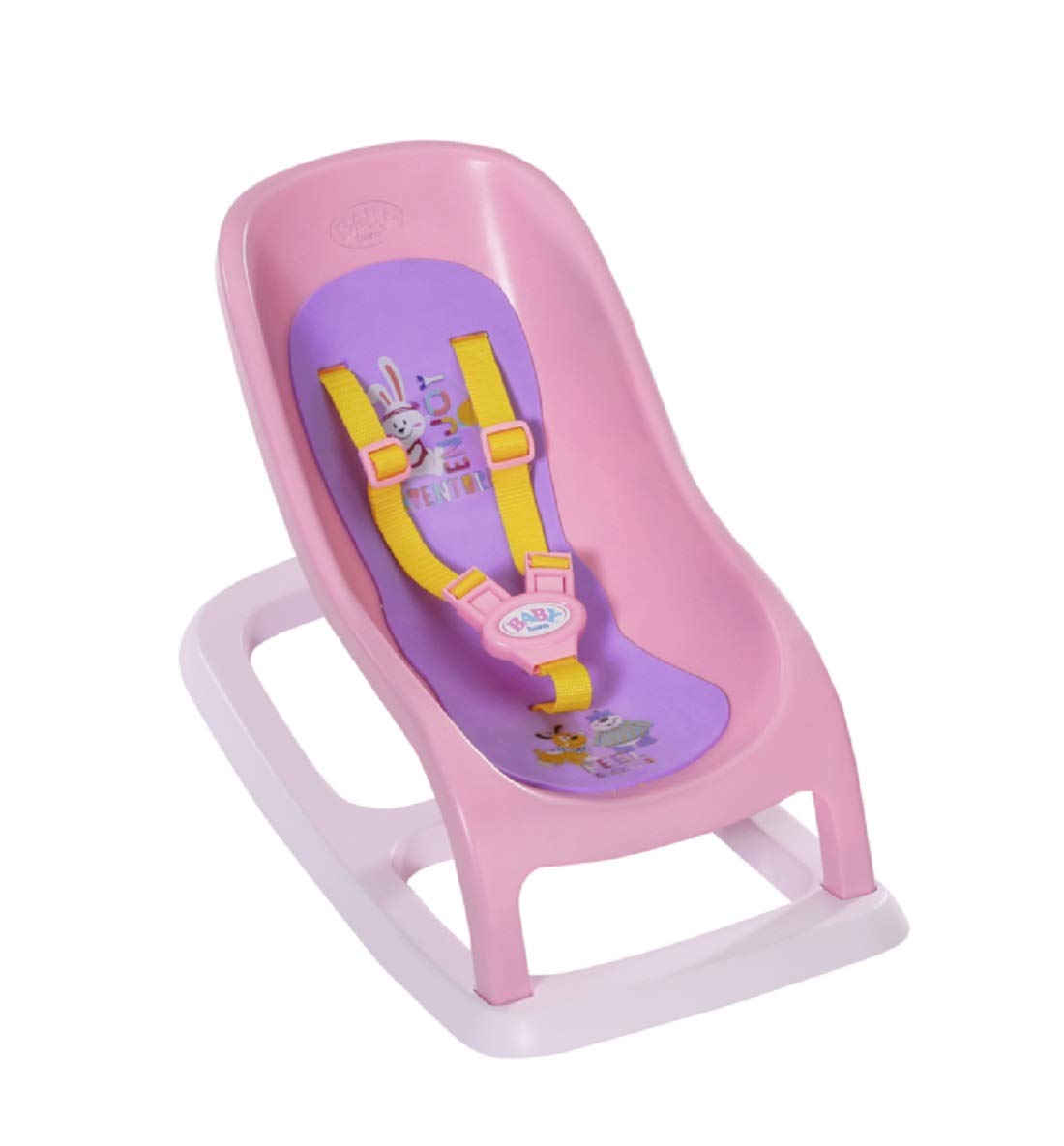BABY Born Bouncing Chair for 43 cm Doll - With Safety Straps - Easy for Small Hands, Creative Play Promotes Empathy and Social Skills, For Toddlers 3 Years and Up