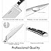 Knife Set, Professional 6-Piece Kitchen Knife Set with Wooden Block Germany High Carbon Stainless Steel Cutlery Knife Block Set, by Aicok