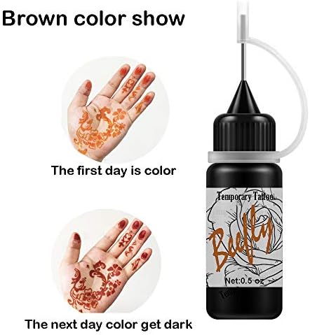 Temporary Tattoos Kit (Brown)