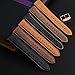 WOCCI Suede Vintage Leather Watch Band with Rose Gold Buckle, Quick Release Strap, Width (18mm 20mm 22mm)